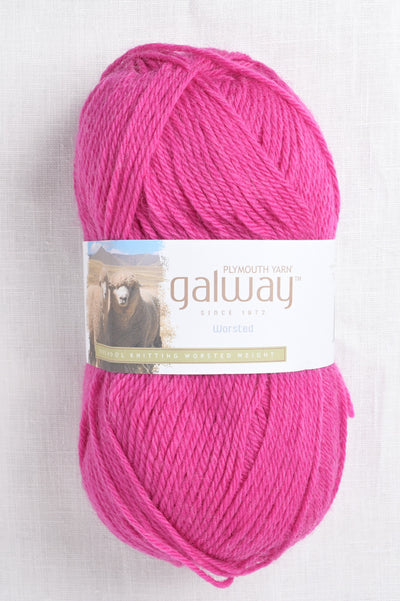 plymouth galway worsted 768 raspberry heather