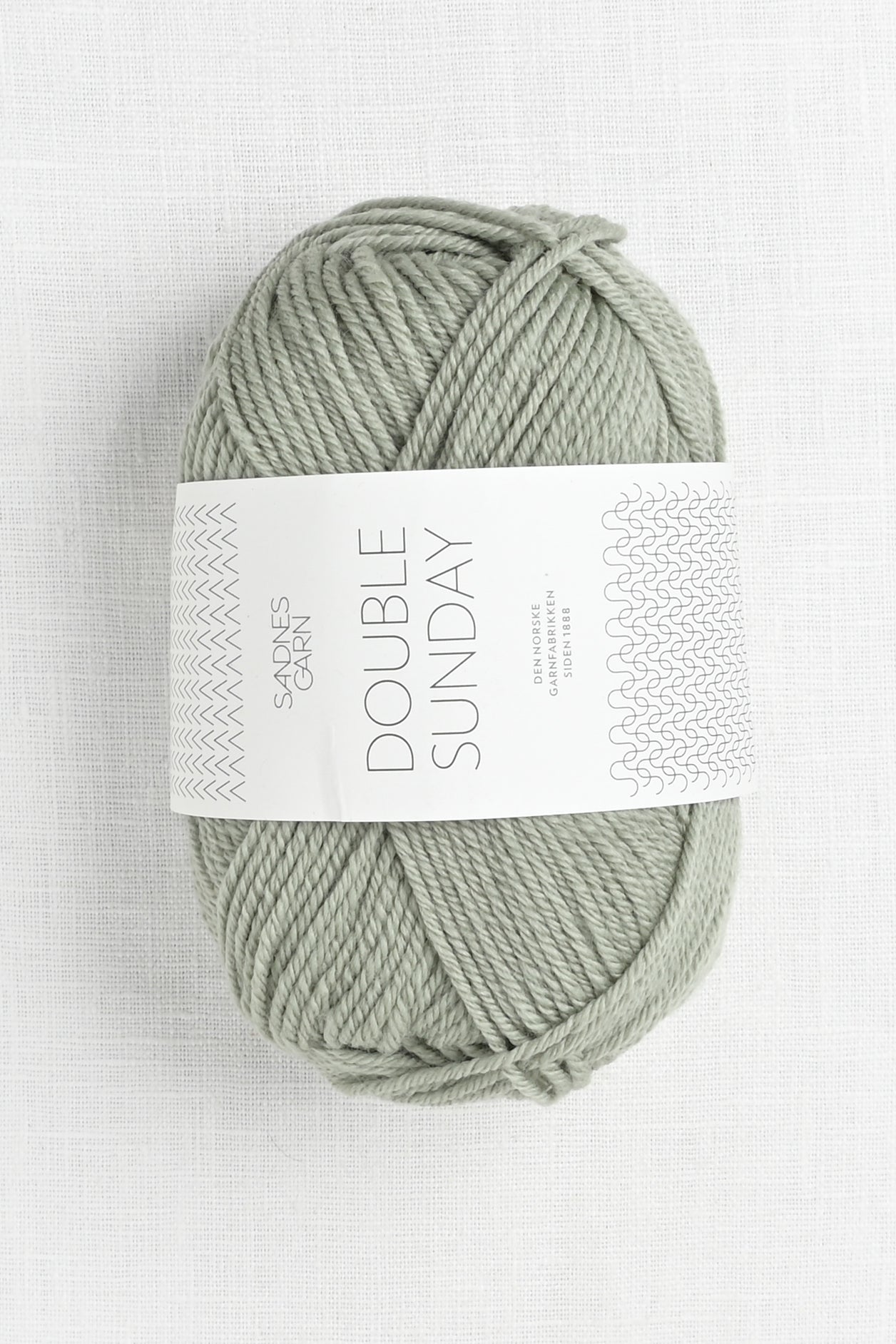 Sandnes Garn Double Sunday 8521 Green Wool Company and Dusty Light –