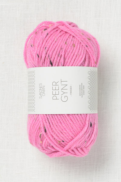 sandnes garn peer gynt 4615 pink natural tweed