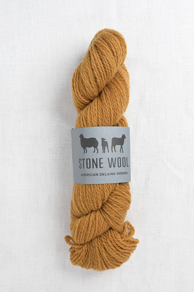 stone wool delaine merino goldenrod