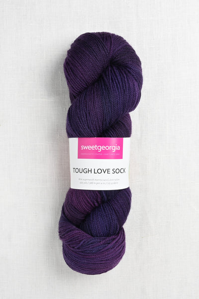 sweet georgia tough love sock ultraviolet