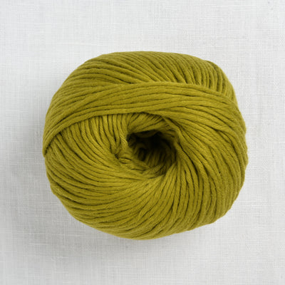 wool and the gang shiny happy cotton 58 moss green