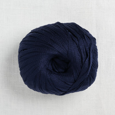 wool and the gang tina tape yarn 55 midnight blue