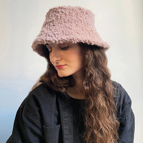 A Modern Boucle Hat