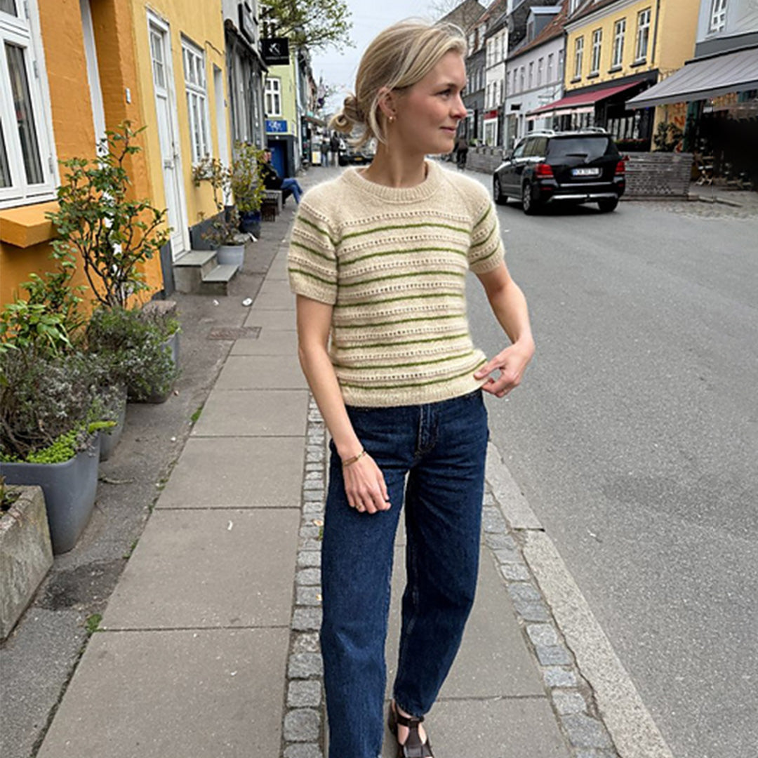 The Ida Tee in Sandnes Garn