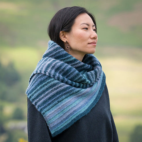 Flowing Tides Shawl + A New Yarn