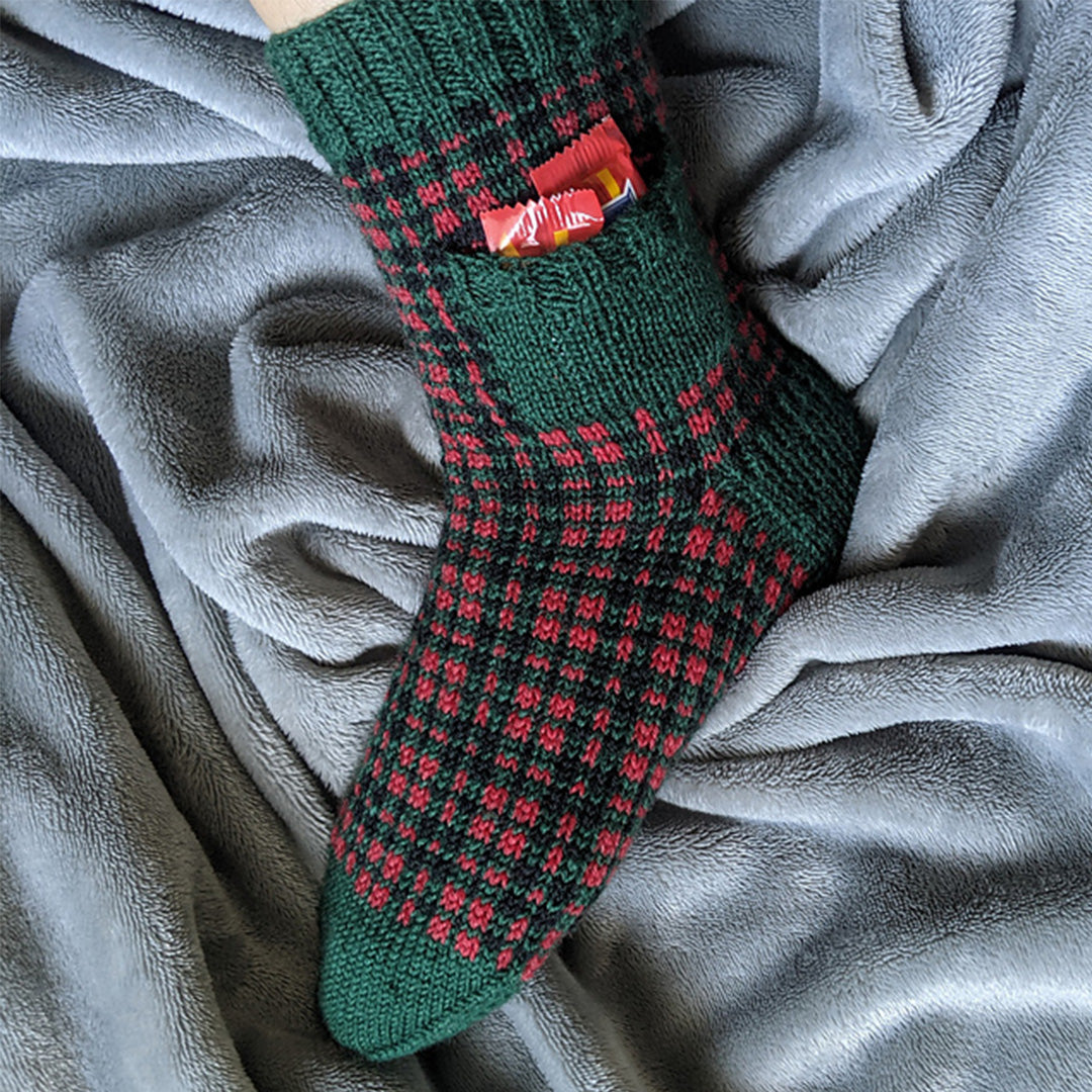 Plaid Pocket Socks