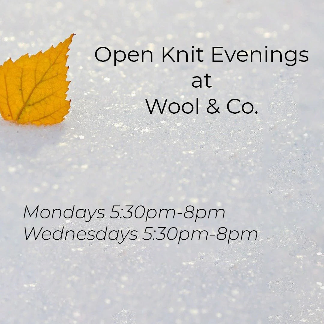 Open Knit Evenings