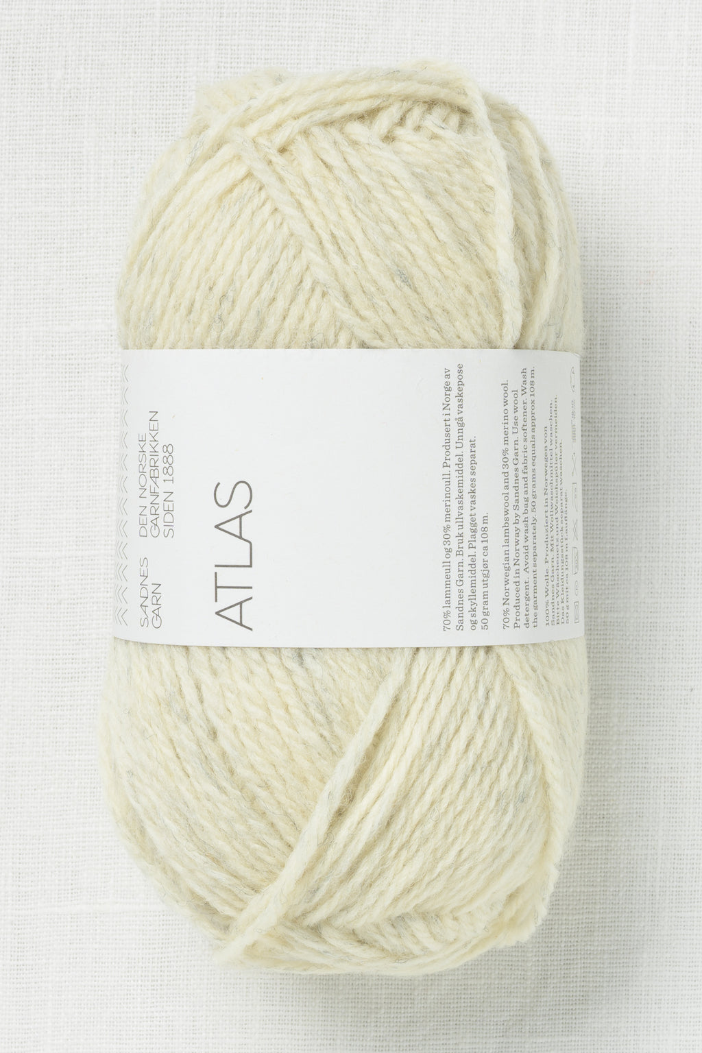 Sandnes Garn Atlas 1021 Light Grey Heather
