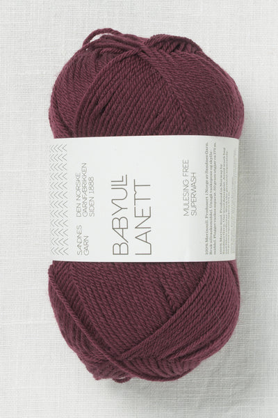 Sandnes Garn Babyull Lanett 4372 Deep Burgundy