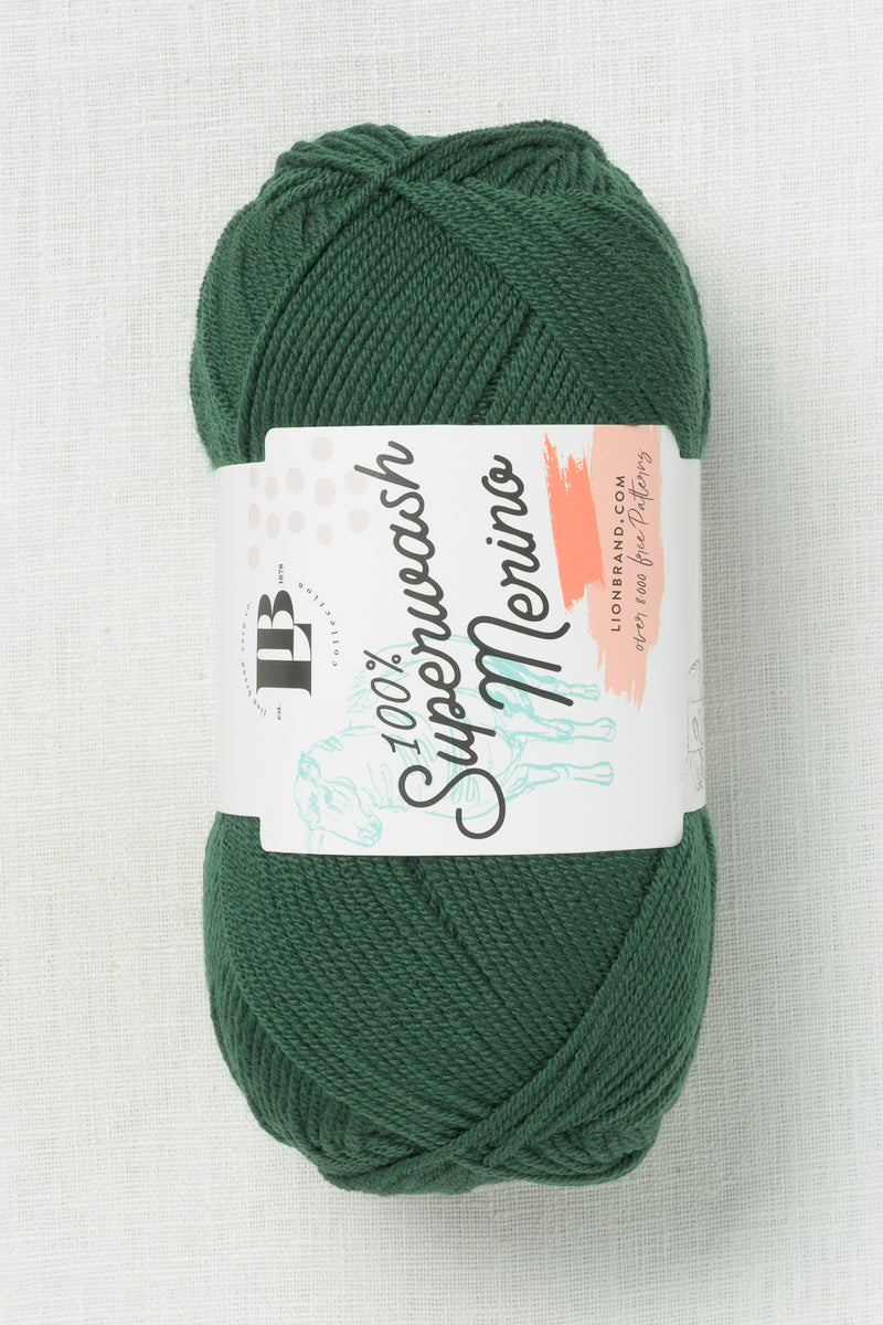 Lion Brand Superwash Merino 132S Hunter