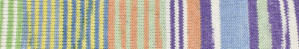 Juniper Moon Farm Cumulus Stripes 513 Belize Sunrise swatch