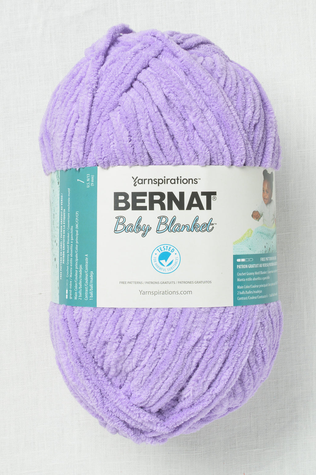 Bernat Baby Blanket Big Ball Baby Lilac