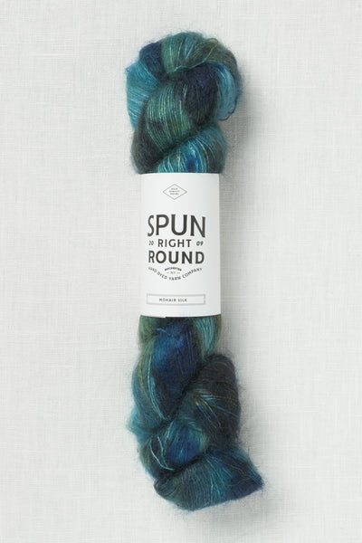 Spun Right Round Mohair Silk Lace Lagoon