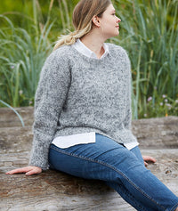 Easy Relaxed Pullover by Churchmouse Yarns and Teas
