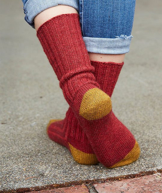 Oxford Socks by Churchmouse Yarns and Teas