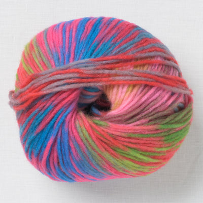 Lang Yarns Cloud 27 Pink Blue Light Green Fuchsia