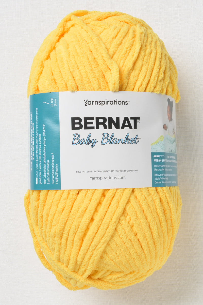 Bernat Baby Blanket Big Ball School Bus Yellow