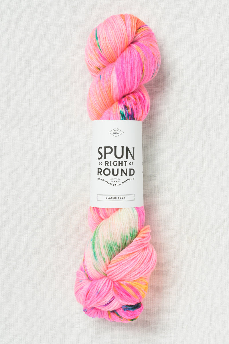 Spun Right Round Merino Aran Happy Hour