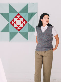 Simple Pie Vest - Adult by Peace Fleece