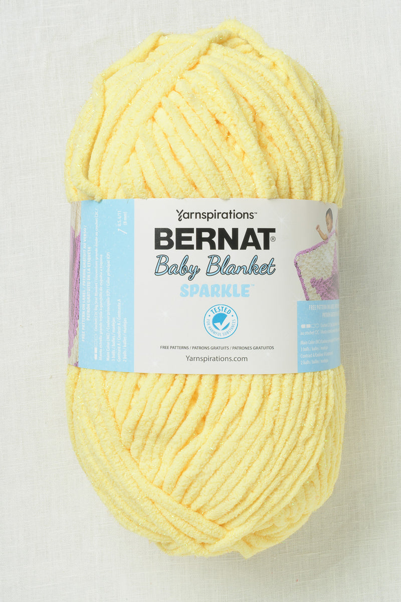 Bernat Baby Blanket Sparkle Sunshine Sparkle