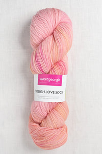 Sweet Georgia Tough Love Sock Rose Gold
