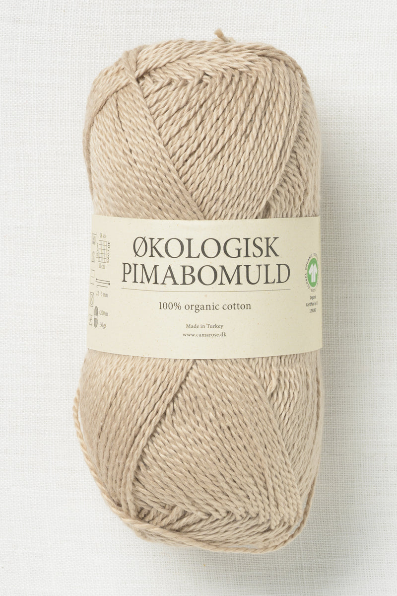 CaMaRose Økologisk Pimabomuld 3702 Natur (Nature)