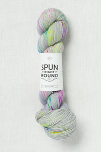 Spun Right Round Merino Aran Glam Rock