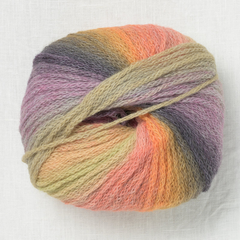 Lang Yarns Harmony 10 Violet Green Orange Grey