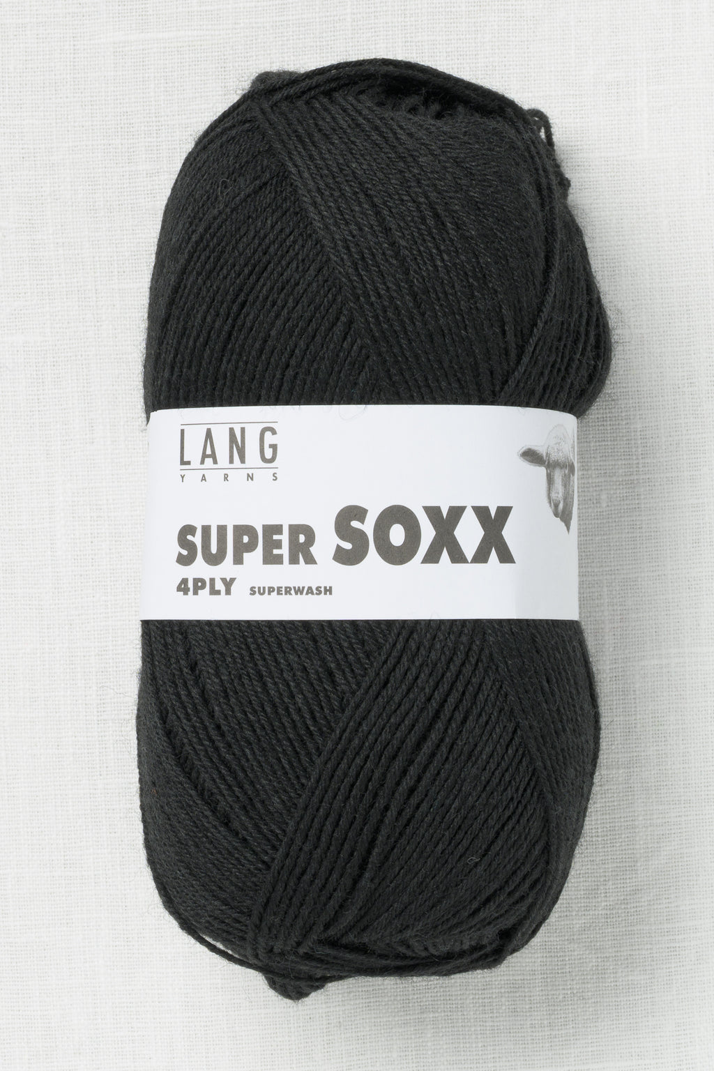 Lang Yarns Super Soxx 4Ply 4 Black
