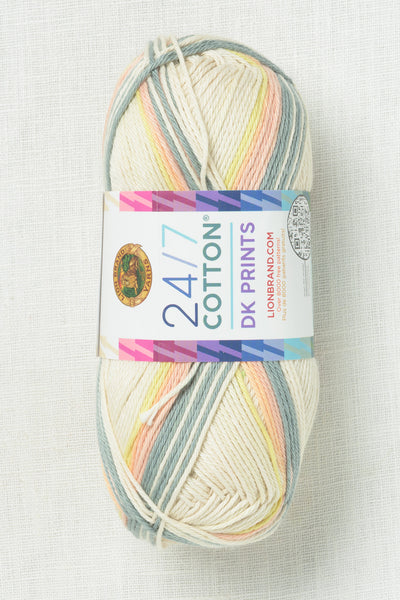 Lion Brand 24/7 Cotton DK Prints 505S Seaglass