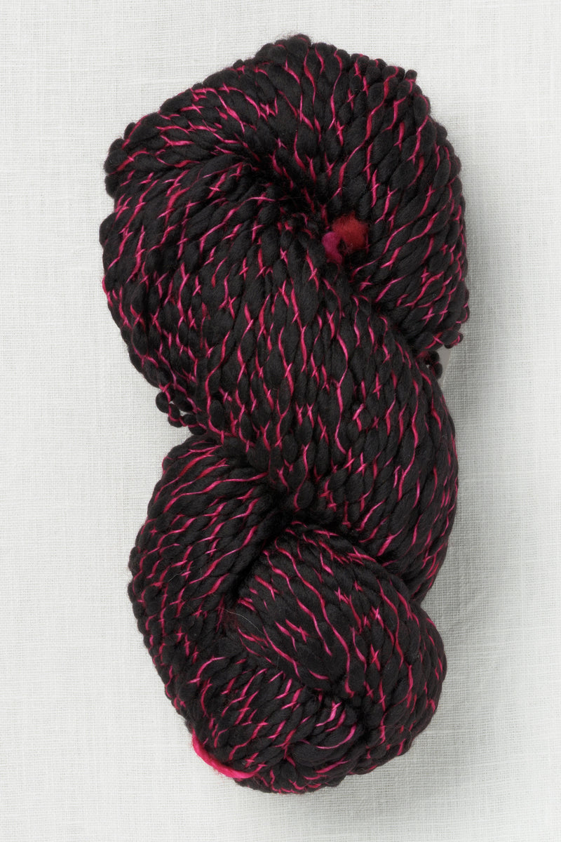 Malabrigo Caracol 093 Fucsia on Black
