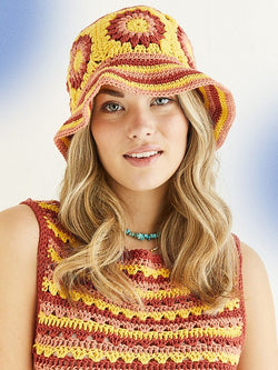 10533 Backstage Bucket Hat by Sirdar