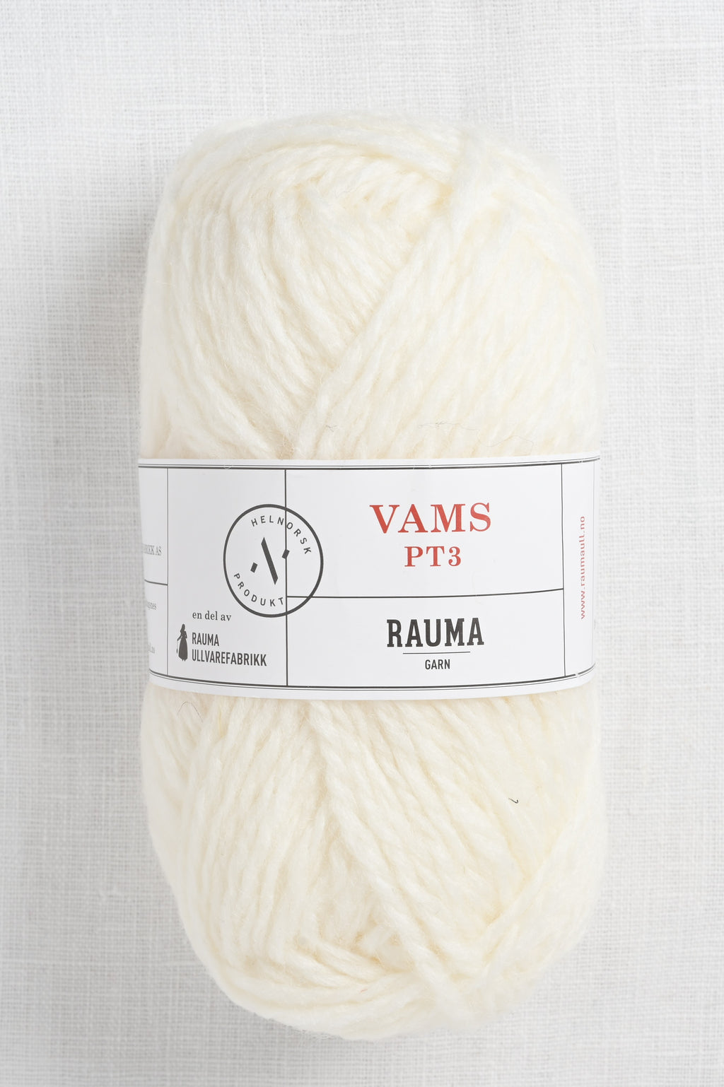 Rauma Vamsegarn 0 White