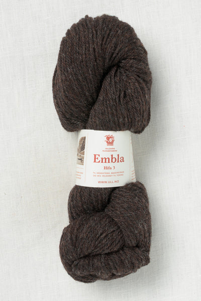 Hillesvåg Embla 6103 Heathered Dark Brown