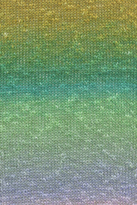 Lang Yarns Linello 117 Green, Light Blue, Ochre