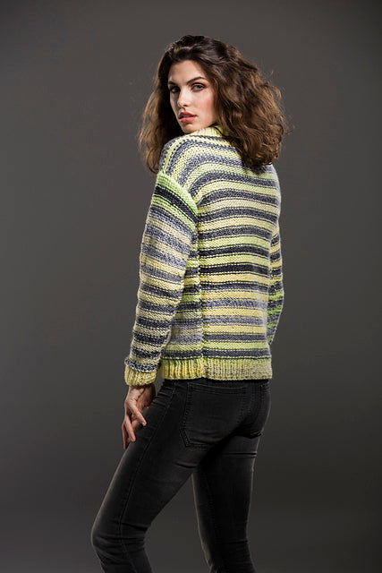 Shaded Stripes Sweater by Universal Yarn