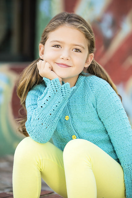 Ruffle Edge Cardigan by Universal Yarn