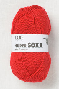 Lang Yarns Super Soxx 4Ply 60 Red