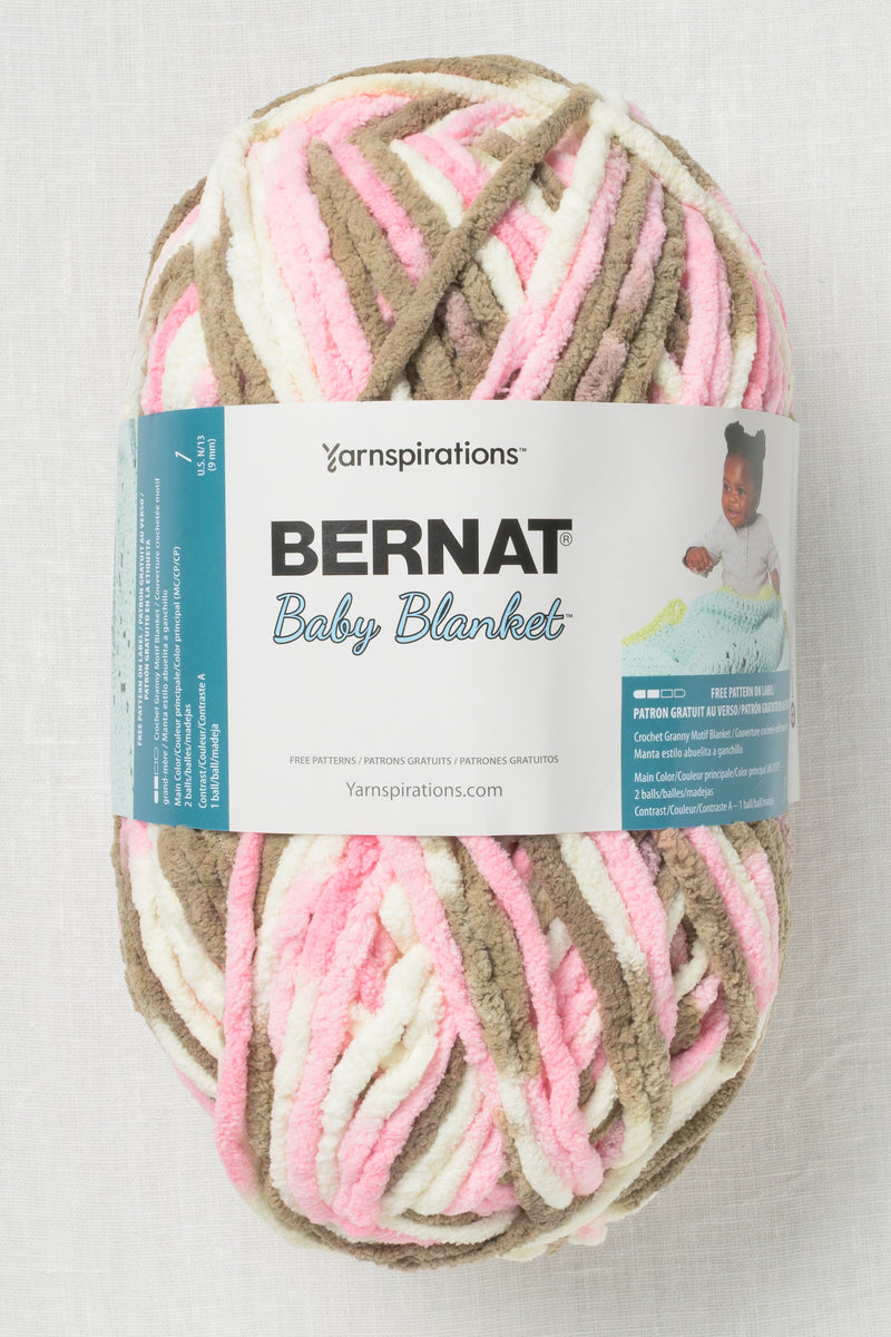 Bernat Baby Blanket Big Ball Little Petunias