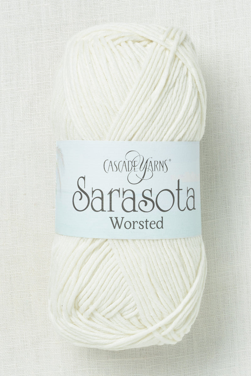 Cascade Sarasota Worsted 224 White