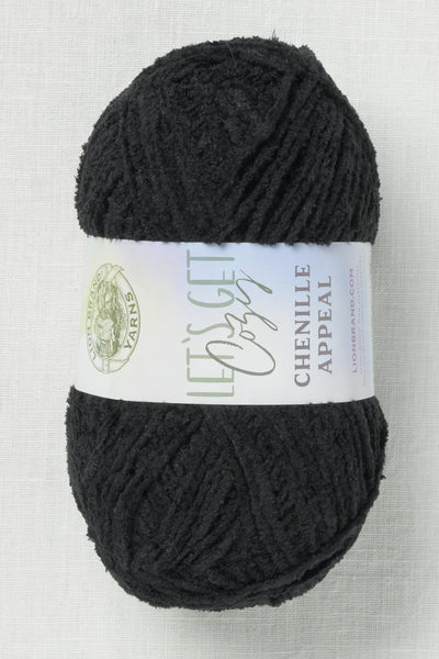 Lion Brand Chenille Appeal 153U Onyx