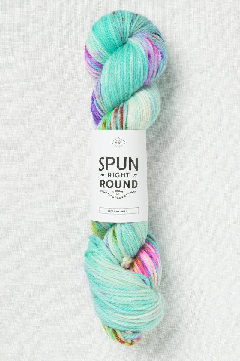 Spun Right Round Merino Aran Belly Flop