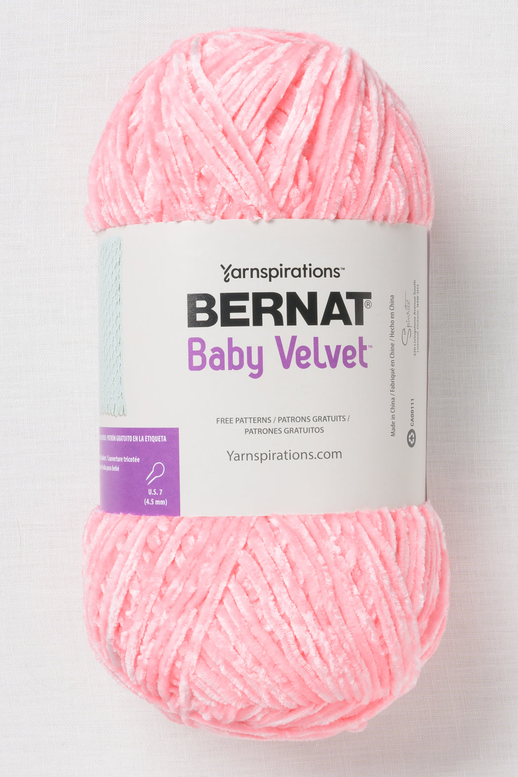 Bernat Baby Velvet Ever After Pink