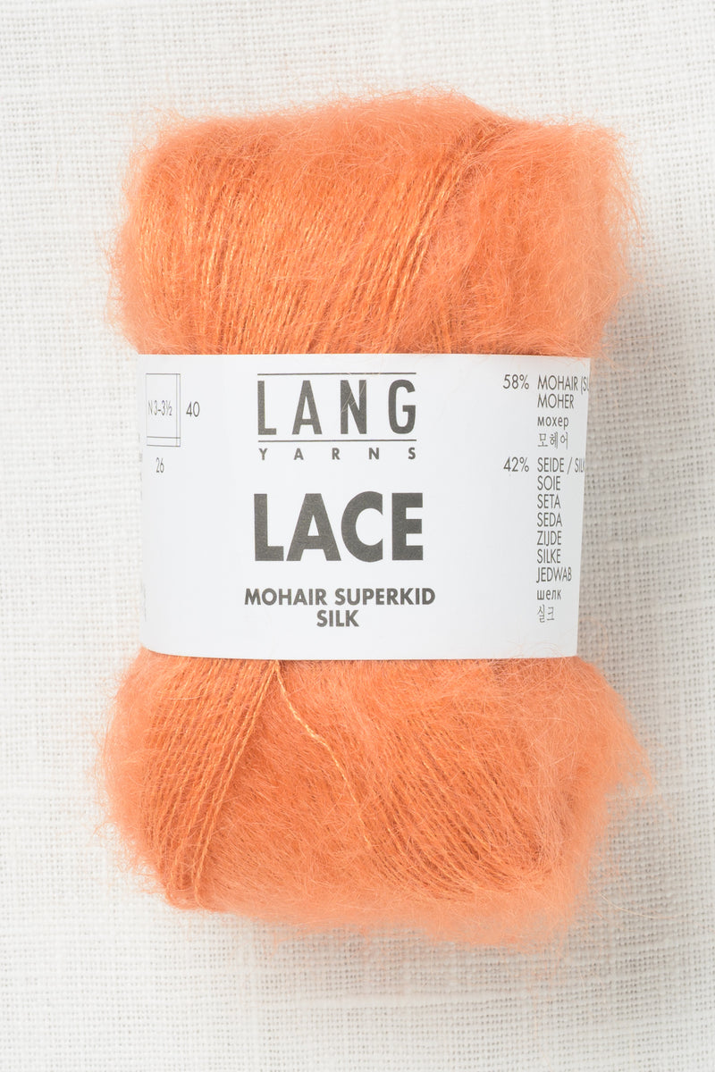 Lang Yarns Lace 259 Tangerine