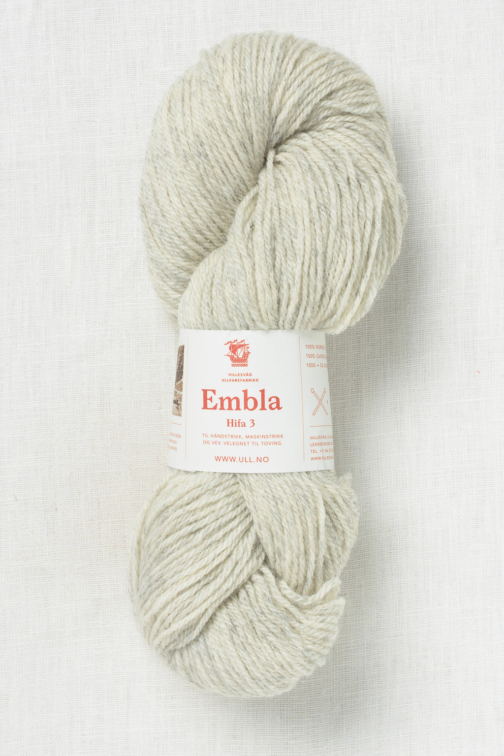 Hillesvåg Embla 6054 Heathered Light Gray