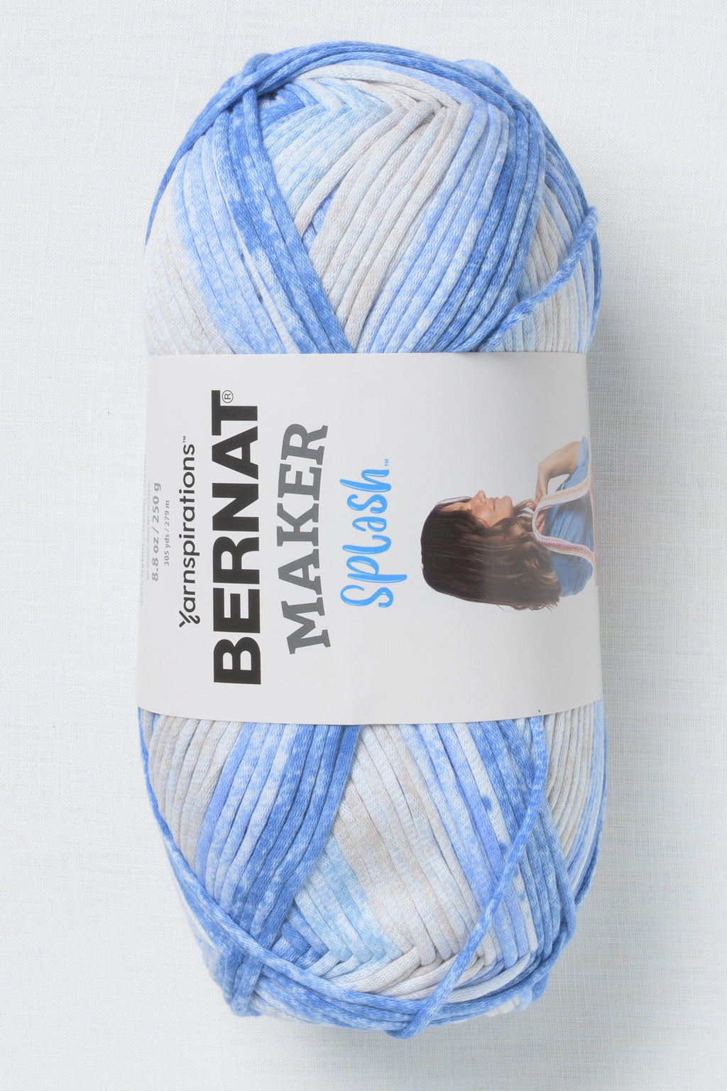 Bernat Maker Splash Blue Print