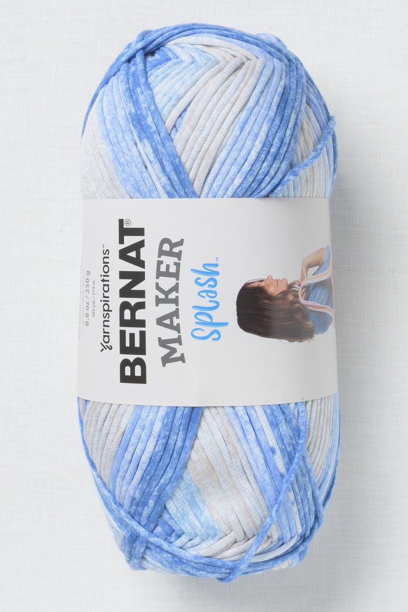 Bernat Maker Splash Blue Print