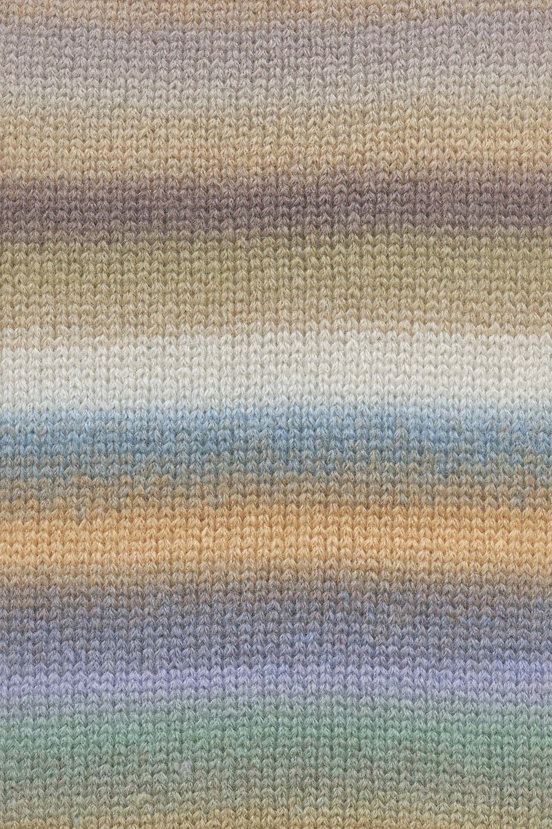 Lang Yarns Harmony 11 Brown Olive Purple Pink swatch