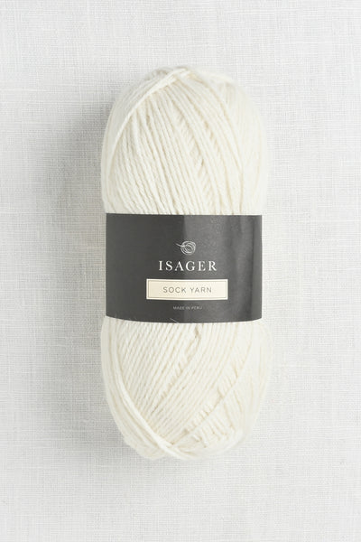 Isager Sock Yarn 0 Cream